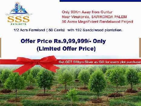 5 Acre Agricultural/Farm Land for Sale in Vinukonda, Guntur (1 Acre)