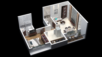 1 BHK Flats & Apartments for Sale in Dive Anjur, Thane (530 Sq.ft.)