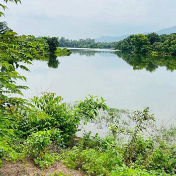 1.5 to 4.5 acre Dam Touch plot for sale just 4 km from ND studio Karjat.