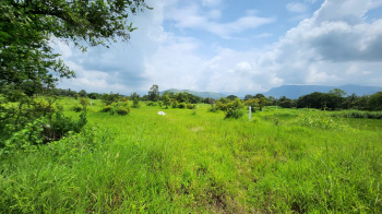Mountains view 20 Guntha Canal touch land for sale 5 km from Karjat city.