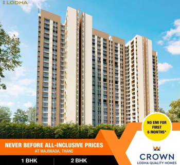 1 BHK Flats & Apartments for Sale in Majiwada, Thane (322 Sq.ft.)