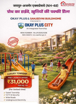 Residential Plot for Sale in Ajmer Road Ajmer Road, Jaipur (111.11 Sq. Yards)