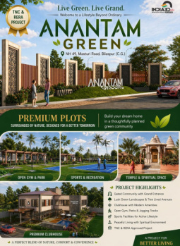 Residential Plot for Sale in Masturi, Bilaspur (1100 Sq.ft.)
