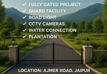 800 Sq. Yards Residential Plot for Sale in Ajmer Road, Jaipur