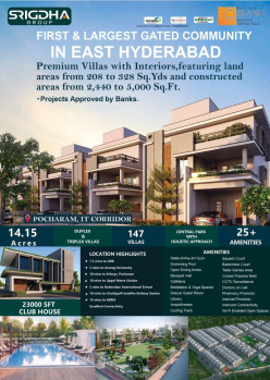 3 BHK Villa for Sale in Narapally, Hyderabad (244 Sq.ft.)