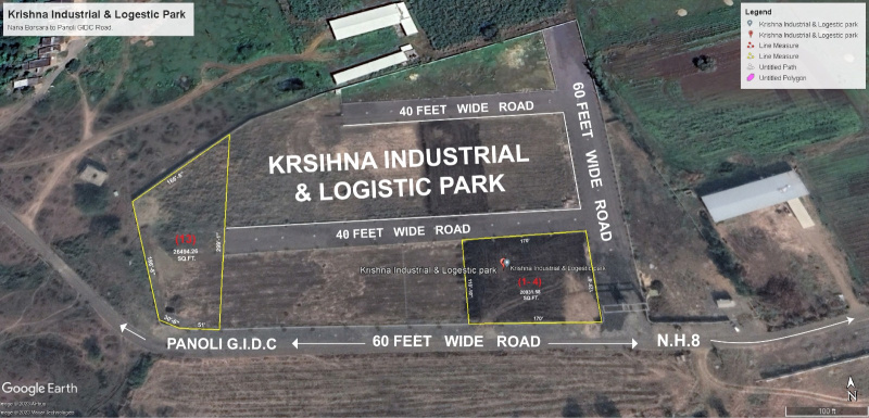4228 Sq.ft. Industrial Land / Plot for Sale in Mangrol, Surat