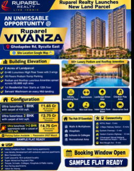 Flats & Apartments for Sale in Byculla East, Mumbai (1300 Sq.ft.)
