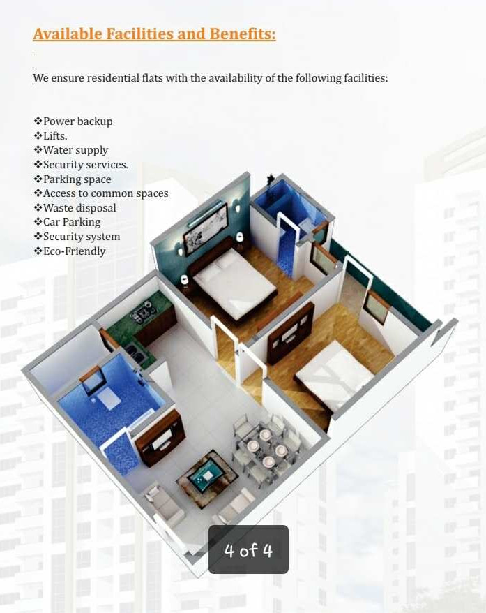 580 Sq.ft. Office Space For Sale In Sector 70, Noida