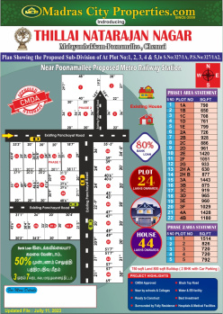 Residential Plot for Sale in Poonamallee, Chennai (1400 Sq.ft.)
