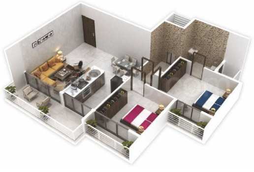 2 BHK Flats & Apartments for Sale in Sector 25, Navi Mumbai