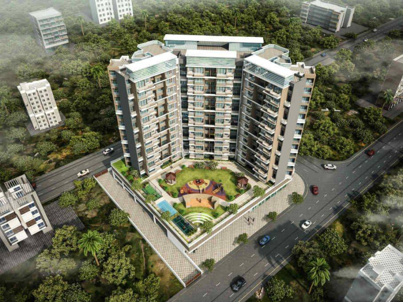 2 BHK Flats & Apartments for Sale in Pushpak Nagar, Navi Mumbai (1060 Sq.ft.)