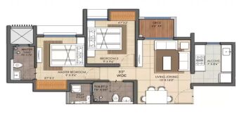 2 BHK Flats & Apartments for Sale in Dombivli East, Thane