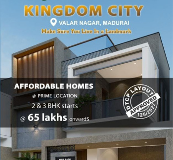 2 BHK Individual Houses / Villas for Sale in Valar Nagar, Madurai (900 Sq.ft.)