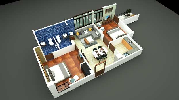 3 BHK Flats & Apartments for Sale in Sirsi Road Sirsi Road, Jaipur (1500 Sq.ft.)