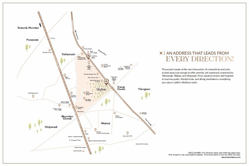 3 BHK Flats & Apartments for Sale in Tathawade, Pune