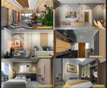 3 BHK Flats & Apartments for Sale in Maharashtra (1607 Sq.ft.)