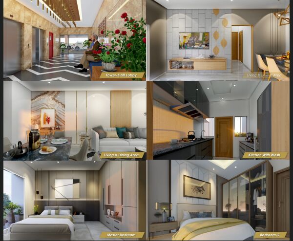 3 BHK Flats & Apartments For Sale In Maharashtra (1607 Sq.ft.)