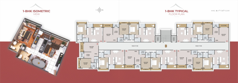 Flat 1 BHK 3rd Floor  (B  Wing)