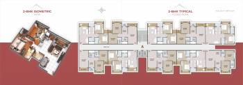Flat 2 BHK Big 5th  Floor  (A  Wing)