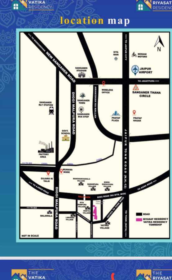 4500 Sq.ft. Residential Plot For Sale In Vatika Road, Jaipur