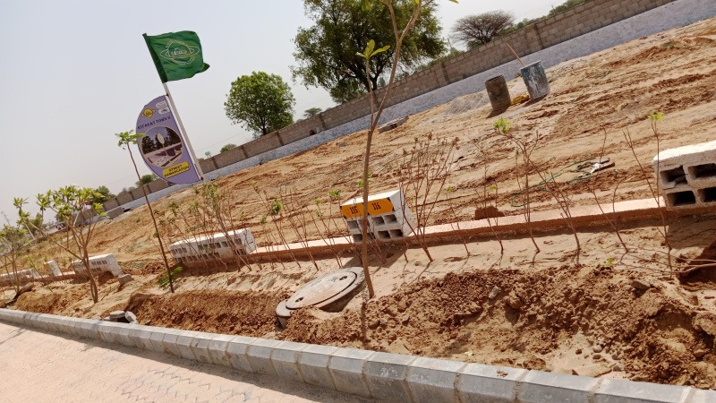 JDA Approved with Development Project 40 ft road corner plot .