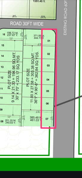 Residencial plot in jagatpura mahal road
