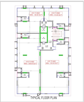 New brand commercial building for lease at prime location.