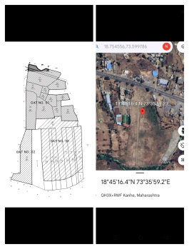 Highway facing Clear title land for sale at Kanhe fata.