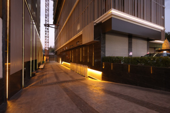 Independent building for lease on Main Baner road Pune.