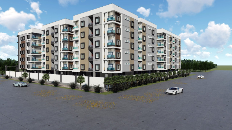 3 BHK Flats & Apartments For Sale In Bachupally, Hyderabad (1590 Sq.ft.)