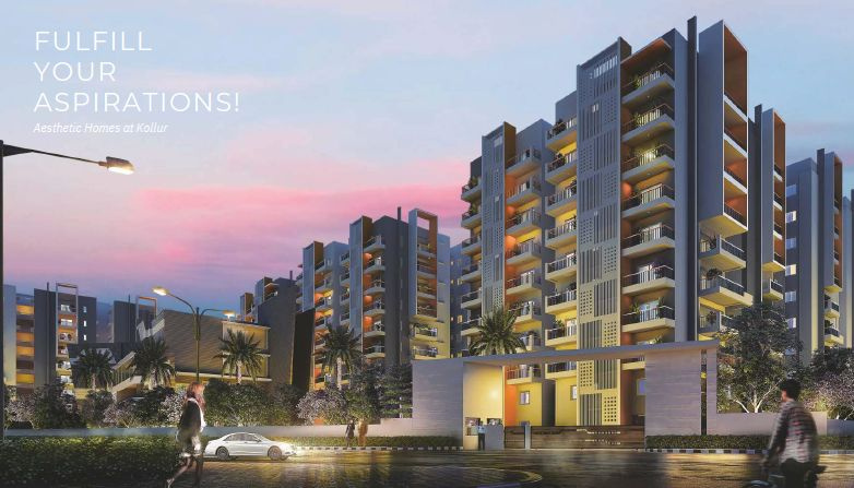 3 BHK Flats & Apartments for Sale in Kollur, Hyderabad