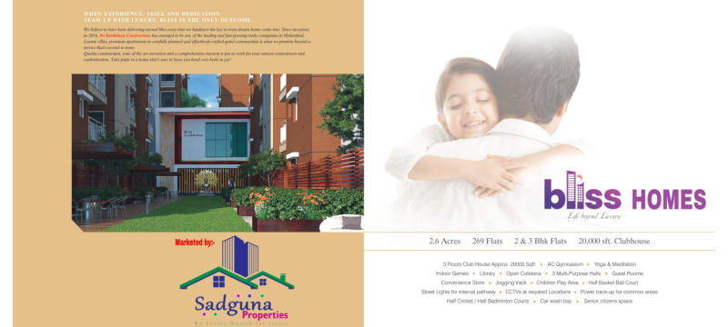 3 BHK Flats & Apartments for Sale in Bachupally, Hyderabad