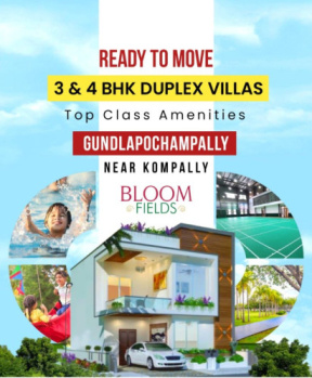 3 BHK Villa for Sale in Gundlapochampalli, Hyderabad (2345 Sq.ft.)