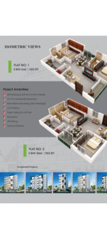 2 BHK Flats & Apartments for Sale in Bachupally, Hyderabad (1203 Sq.ft.)