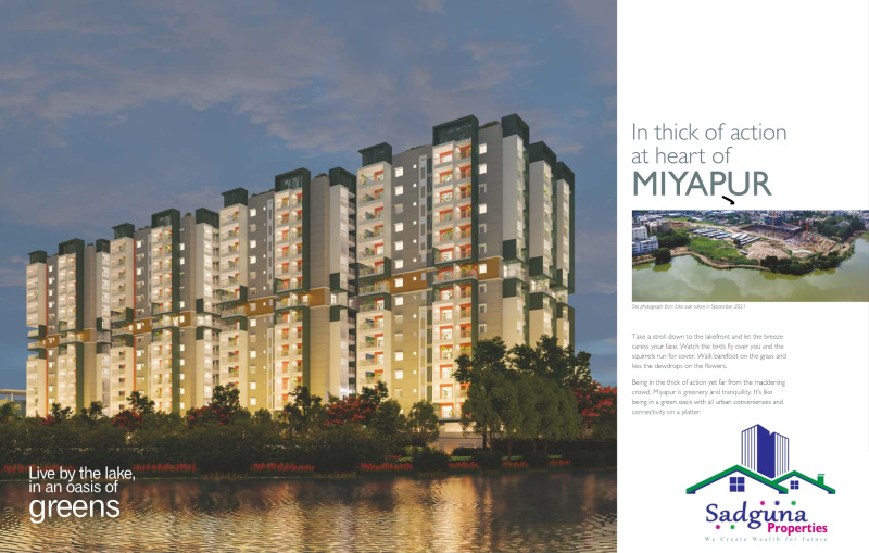 Flats & Apartments for Sale in Miyapur, Hyderabad