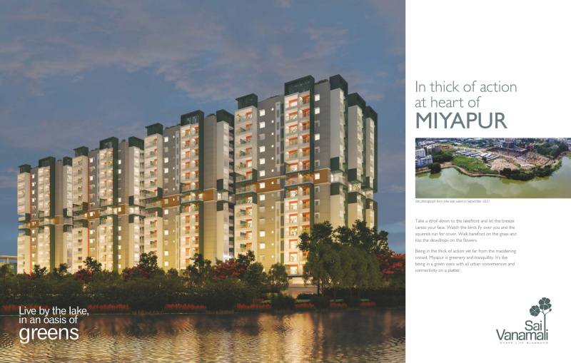 2 BHK Flats & Apartments for Sale in Miyapur, Hyderabad