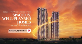 3.5 BHK Flats & Apartments for Sale in Kokapet, Hyderabad (2180 Sq.ft.)