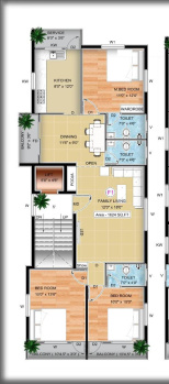 3 BHK Individual Houses for Sale in Pallikaranai, Chennai (1624 Sq.ft.)