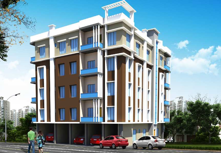 2 BHK Flats & Apartments For Sale In Chinar Park, Kolkata (1070 Sq.ft.)
