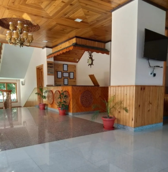 19 rooms fully furnished hotel on lease near Manali