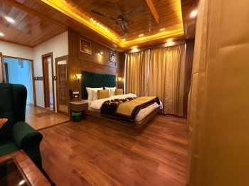 8 Rooms Fully furnished hotel for sale in Manali, beautiful view from hotel