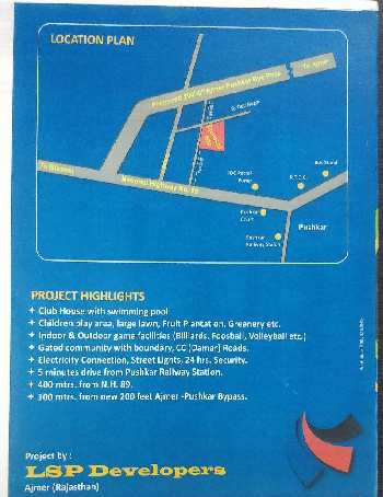 111.11 Sq. Yards Residential Plot for Sale in Pushkar, Ajmer