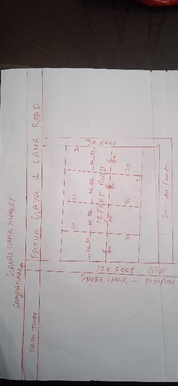 1200 Sq.ft. Residential Plot for Sale in Sampatchak, Patna