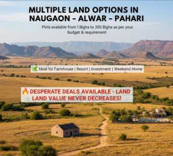 2.5 BHK Farm House for Sale in Naugaon, Alwar (4840 Sq. Yards)