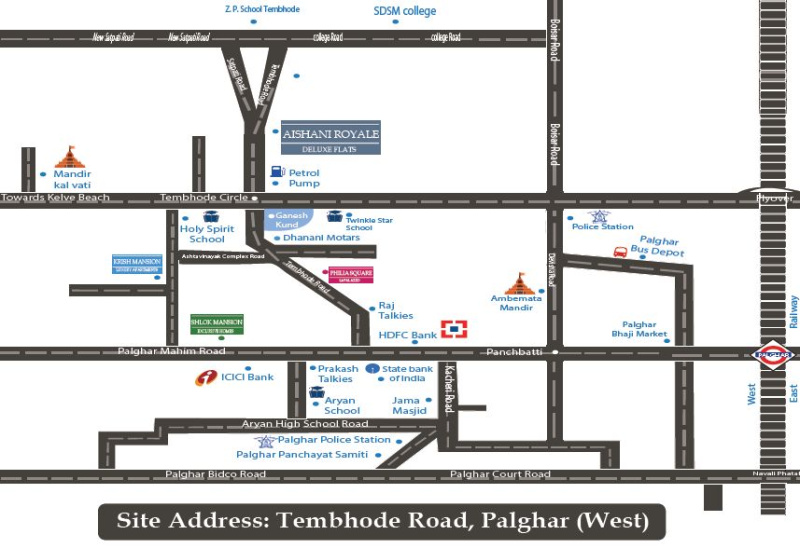 1 RK Flats & Apartments for Sale in Palghar West, Palghar