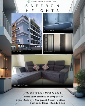 2 BHK Flats & Apartments for Sale in Dharur, Beed (1140 Sq.ft.)