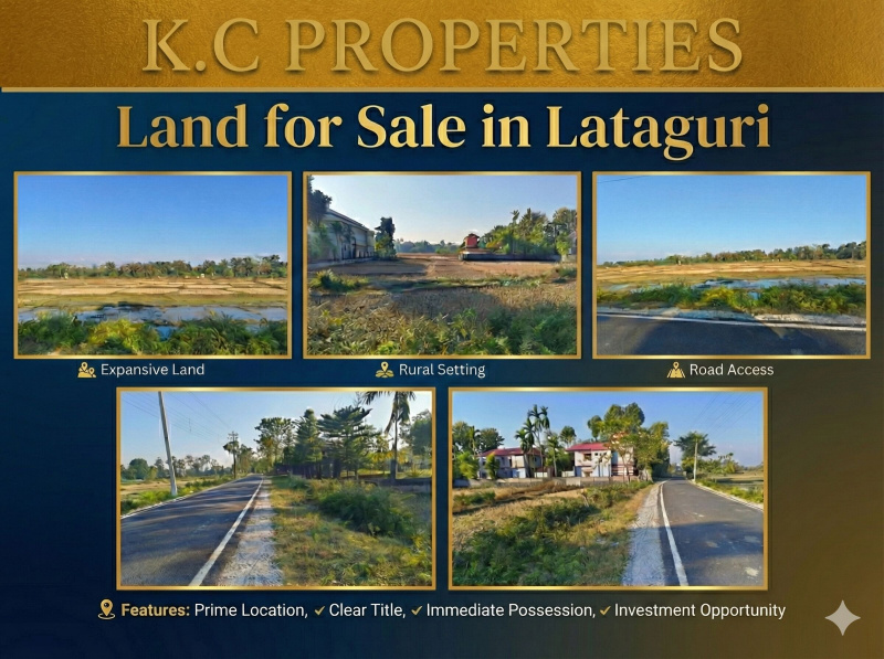 General Registered Forest & River View Land Available For Sale in Lataguri