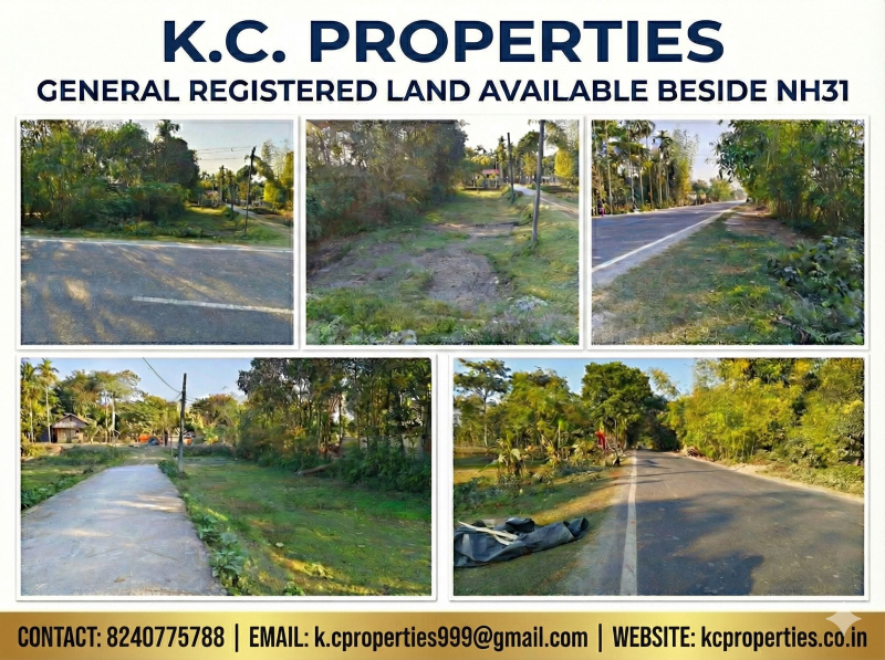 General Registered Land For sale Beside NH31 In Jalpaiguri District