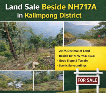 General Registered Land For sale Beside NH717A , Kalimpong District