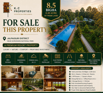 Beautiful Luxury Resort For sale in Lataguri